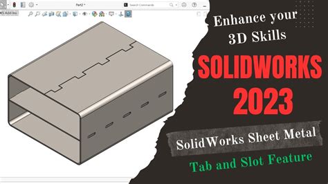 tab and slot in solidworks